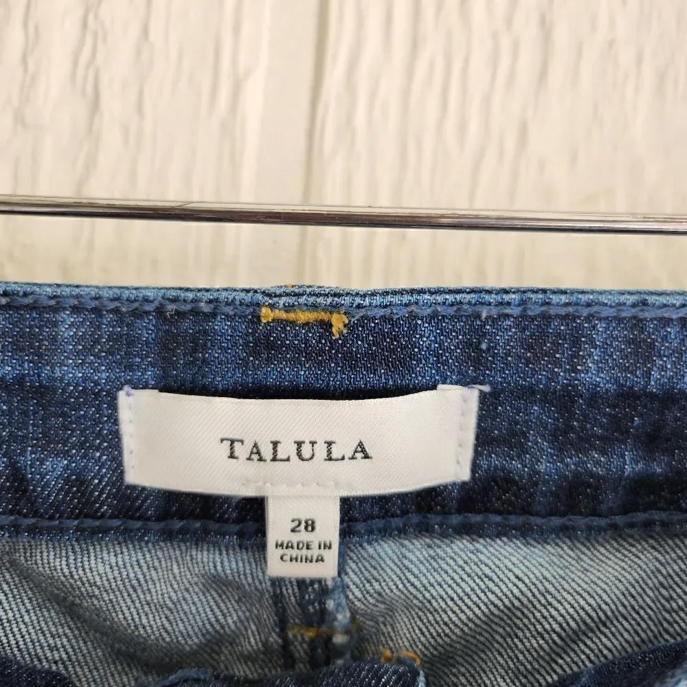 Talula womens denim short shorts size 28
